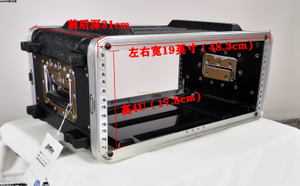 ABS 4U 310 航空箱扬声器接收器 19 英寸音频功率放大器设备机柜中号
