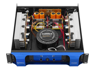 专业音频功率放大器 2U 2 声道 1200W H 类功率放大器